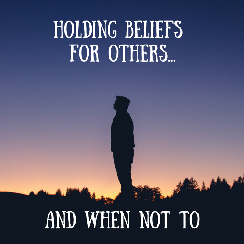 Holding beliefs for others